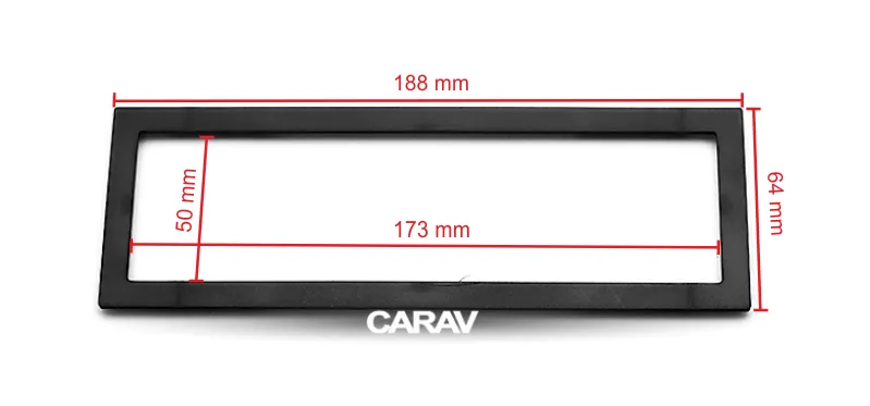Carav-Parts 1-din Muovikehys