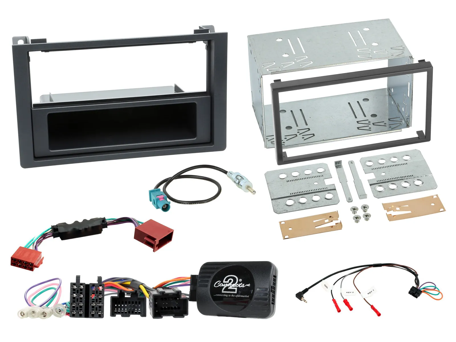 1-2 Din kitti SAAB 9-3 2008->