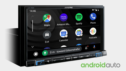 Works with Android Auto iLX 702D Alpine ILX-705D 1DIN Runkoinen 7" Carplay/Android Auto Ohjelmalähde Erittäin suositun Alpine iLX-702D:n jatkaja, jossa langaton Apple CarPlay, 1280 x 720p resoluutio, kaksi USB-porttia, D-luokan vahvistin, Android Auto yhteensopivuus, Hi-Res Audio sekä paljon muuta. Lisäksi monipuoliset säädöt kiitos DSP:n aikaviiveineen ja prosessoriasetuksilla, hallittavissa myös puhelimella! Alpine ILX-705D korvaa iLX-702D soittimen ja on ensimmäinen 2-DIN soitin, jossa on yksissä kuorissa muun muassa: Langaton Apple CarPlay 1280 x 720p resoluutio D-luokan vahvistin Android Auto (johdolla) Hi-Res Audio 2 x USB-liitäntä 2 x Direct-kameraliitäntä Kojelautakameran ohjaus HDMI In / HDMI Out 3,5mm AuxIn (audio / video) Bluetooth RDS- ja DAB -virittimet 4voltin linjalähdöt (3pr) Aikaviiveet, jakarit, subin säädöt ym.ym. Eli lyhyesti sanottuna, kaikki samat ominaisuudet, mitä uudessa Halo9 ja Halo11 soittimessa, mutta 2-DIN paikkaan sopivana ja 7" näytöllä.